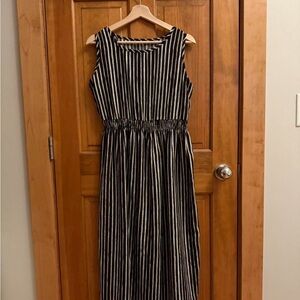 Striped midi Dress